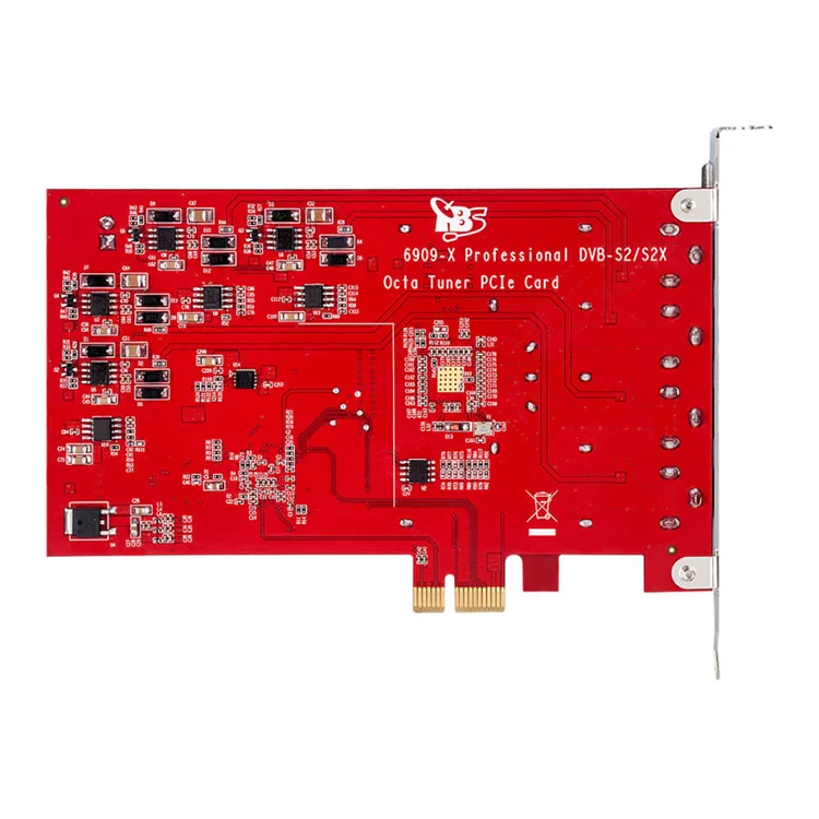 TBS6909X DVB-S/ S2/ S2X 8 Tuner PCI  Digital Satellite TV Card for Live TV