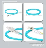 LC/UPC-LC/UPC Duplex Multimode OM3 FTTH Optical Fiber Patchcord Jumper Wires Different Len