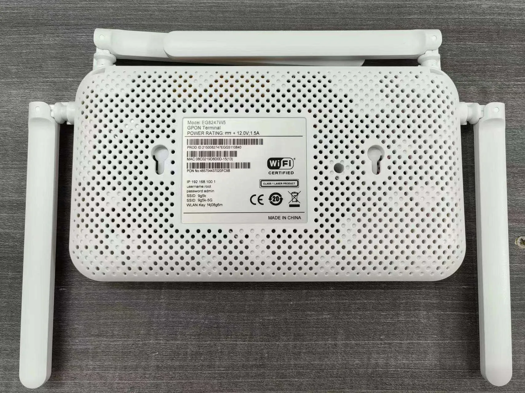 EG8247W5 HG8247W5 Dual Band CATV ONT ONU GPON ONU 4GE+1USB+1Tel+CATV+2.4G 5G Wifi-boxintelecom