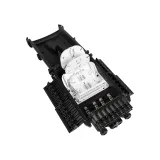 F200 16 Core Black Outdoor IP68 Waterproof Fiber Splice Enclosure  FTTH Drop Cable Type  S