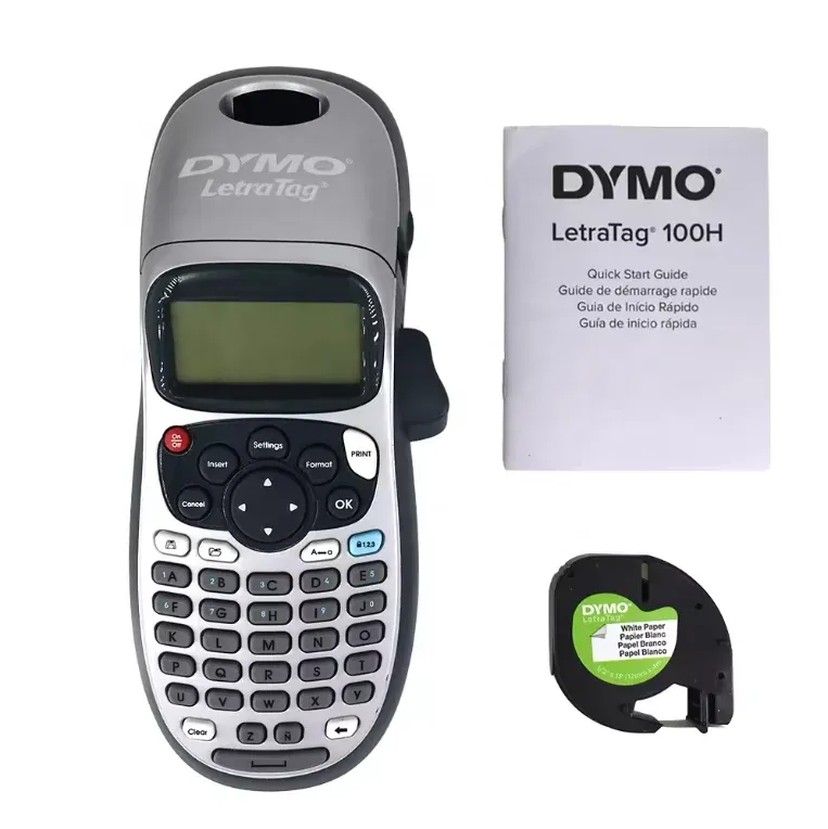 Label Maker Typewriter LT-100H Thermal Printers 12mm Width Dymo Label Printer Portable Han