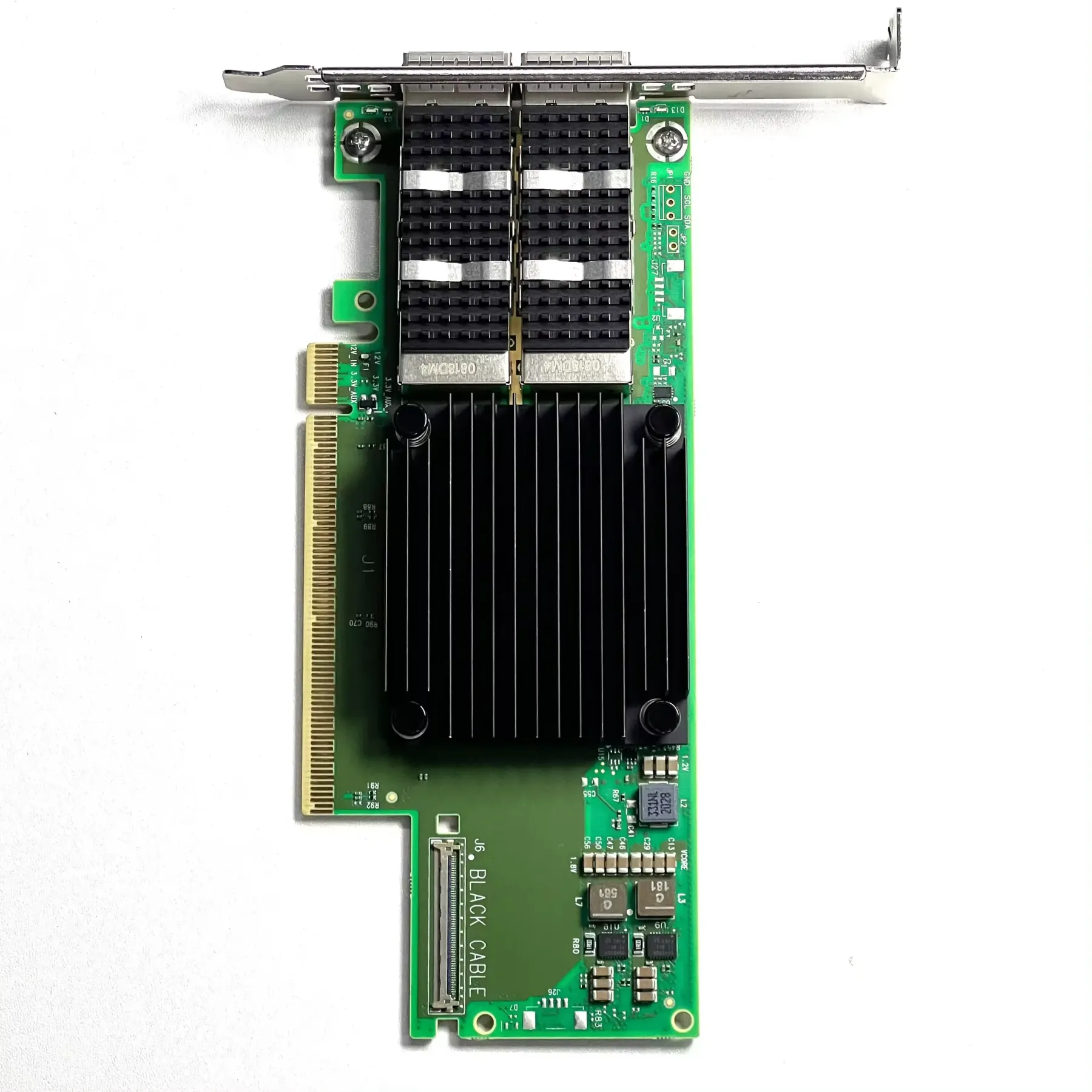 MCX556A-ECAT Mellanox ConnectX-5 VPI Adapter Card EDR IB 100GbE Dual-Port QSFP28 MCX556A-ECAT-boxintelecom