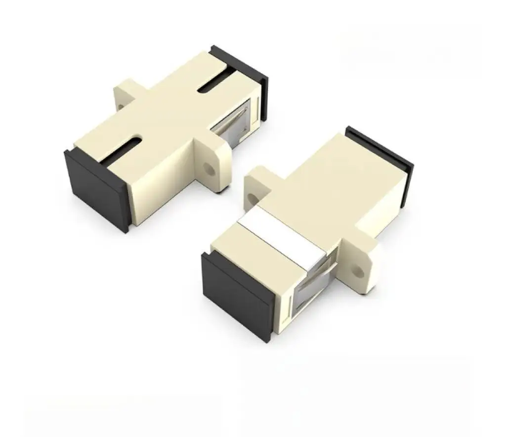 SC/LC Fiber Optic Adapter Quad Coupler OM3/OM4 Multimode Flange Type Connector Extender OE