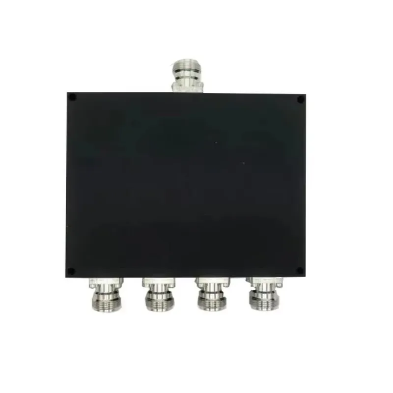 RF Power Divider 4 Way 698-2700MHz, Low PIM with N Female Type 4 Way Power Splitter