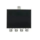 RF Power Divider 4 Way 698-2700MHz, Low PIM with N Female Type 4 Way Power Splitter