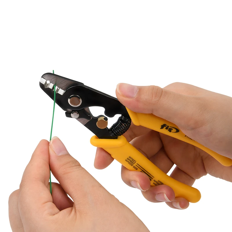 TAWAA Fiber Stripping Pliers Fiber Optic Stripper Fis Single Hole Jacket Remover Fis
