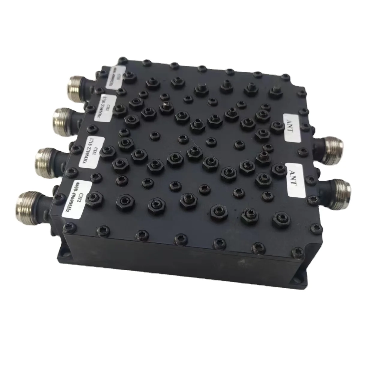 boxin Hot Sale 1710-3800MHz Low PIM RF Combiner Diplexer VHF With N-F For IBS DAS