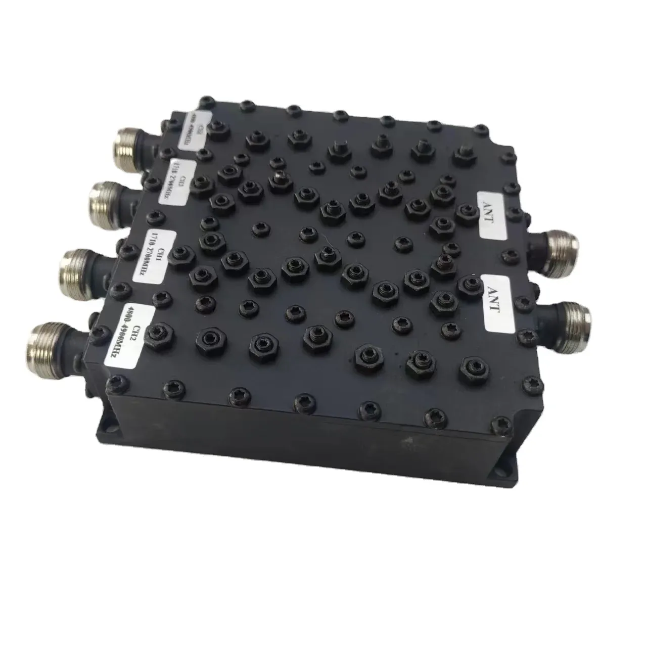 boxin Hot Sale 1710-3800MHz Low PIM RF Combiner Diplexer VHF With N-F For IBS DAS