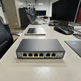 Lixinc EW-S2212CF 8-Port 10/100/1000Mbps Network Switches RJ45 Console Port Passive Revers