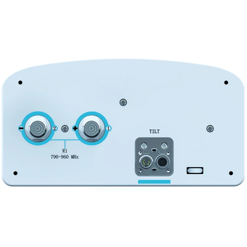 High Gain Base Station Antenna 2  Pol 790~960MHz 65° 17dBi 0°~10° Integrated RCU Antenna f