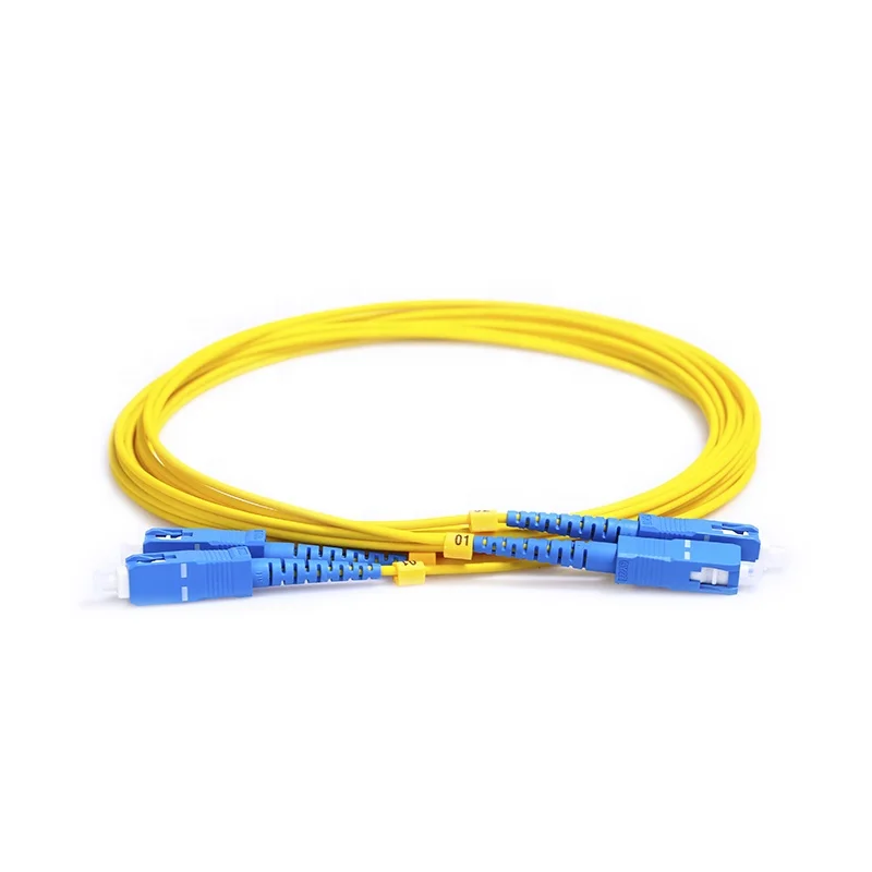 Fiber Patch Cords SC - SC To SCSingle Mode Fiber Optic Patch Cables Multimode Fiber Optic 
