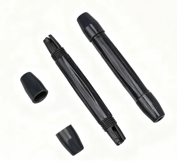New Black FTTH Drop Cable Splice Protection Box Heat Shrink Tube Fiber Optic Junction Box 
