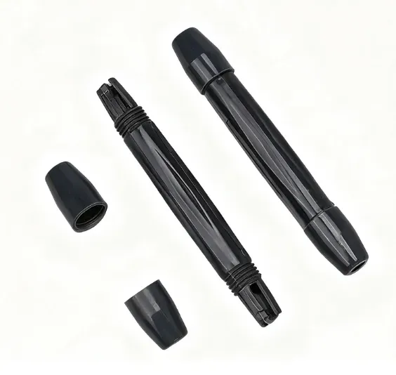 New Black FTTH Drop Cable Splice Protection Box Heat Shrink Tube Fiber Optic Junction Box 