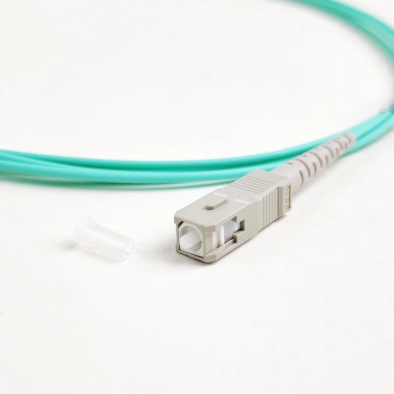 1.6mm Multimode Fiber Optic Patchcord (om3) Aqua  Fiber Patch Coresc Upc -lc  Upc  1m 2m 3m   Patch Cord-boxintelecom