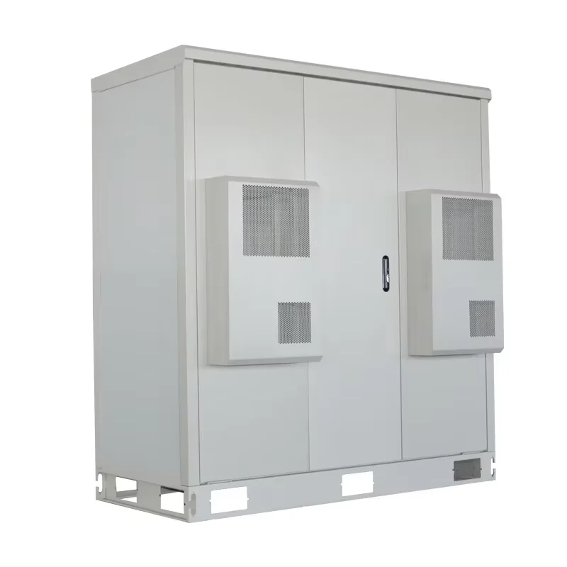 Outdoor 5G Base Station Cabinet 1.8 Meters Three-Room Integrated Stainless Steel Aluminum Electronic Instrument Shell IP65-boxintelecom