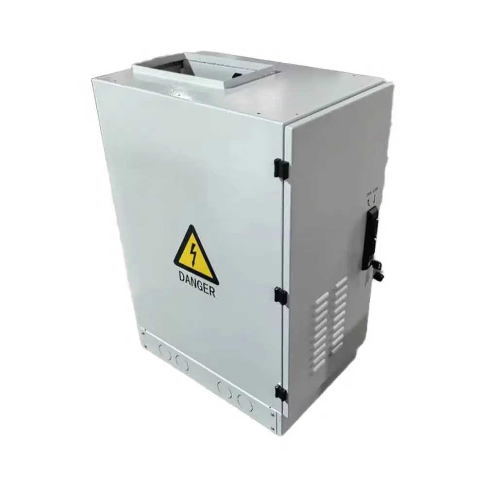 Integrated IP65 Solar Panel Cabinet 18U IP55 Outdoor Telecom UPS Battery Rack Enclosures AC220V Power Distribution Equipment-boxintelecom