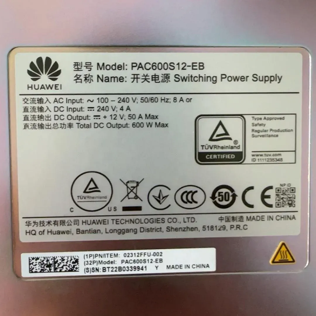 02312FFU-002 600W AC Power Module Switching Power Supply PAC600S12-EB