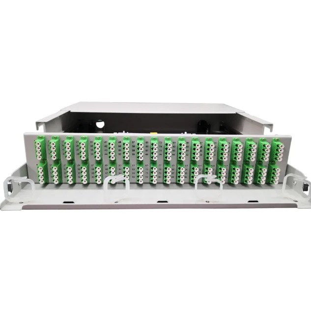 36 Port 144F 2U 19" Rack Mount Fiber Optic Patch Panel for Data Centers SC Duplex