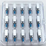 LC/UPC Square Fiber Optic Adapter - Telecom-Grade LC Flange Coupler for Bare Fiber and Pat