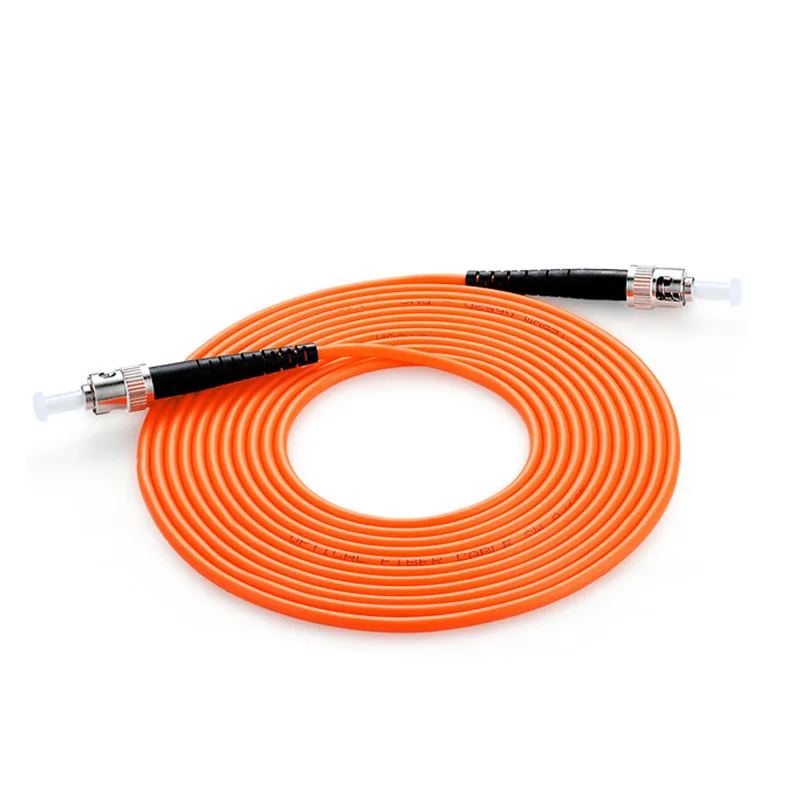 Telecom-Grade FC-ST Multimode Duplex Fiber Optic Patch Cable 50/125 OM2 Jumper Cord for Da