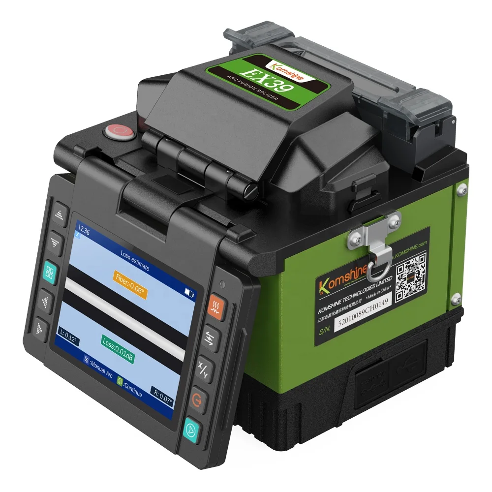 Handheld FTTX EX39 fusion Splicer FTTH Fusion Splicing Fiber Fusion Splicer Splicing 8S Heating 18S-boxintelecom