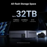 DXP480T Plus All-Flash 4-Bay NAS, Personal Cloud, Home Server, AI Album, 10GbE Port, High-