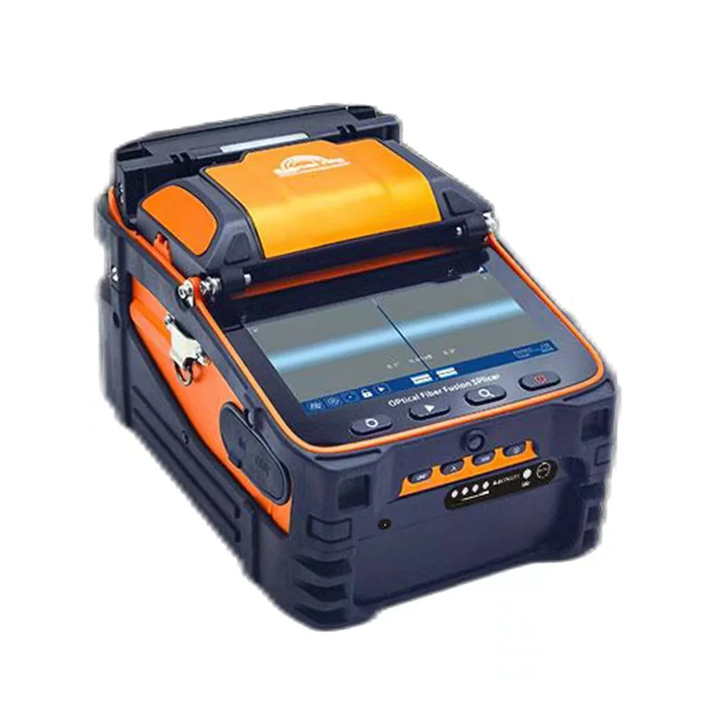 Fiber Splicer AI-9 Splicing Six Motor Core Alignment Fiber Fusion Splicer Automatic FTTH Fiber Optical Welding Splicing Machine-boxintelecom