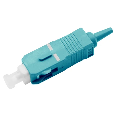 SC 0.9mm OM3 Fiber Optic Connector High-Performance Optical Fiber Patch Cord Connector for
