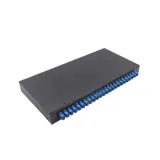 24 Port SC/APC Single Mode Fiber Optic Distribution Box with Pigtails and Adapters Fixed T
