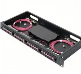 1U 24-Port SC Fiber Optic Patch Panel - Telecom-Grade Rack-Mount Optical Distribution Box 