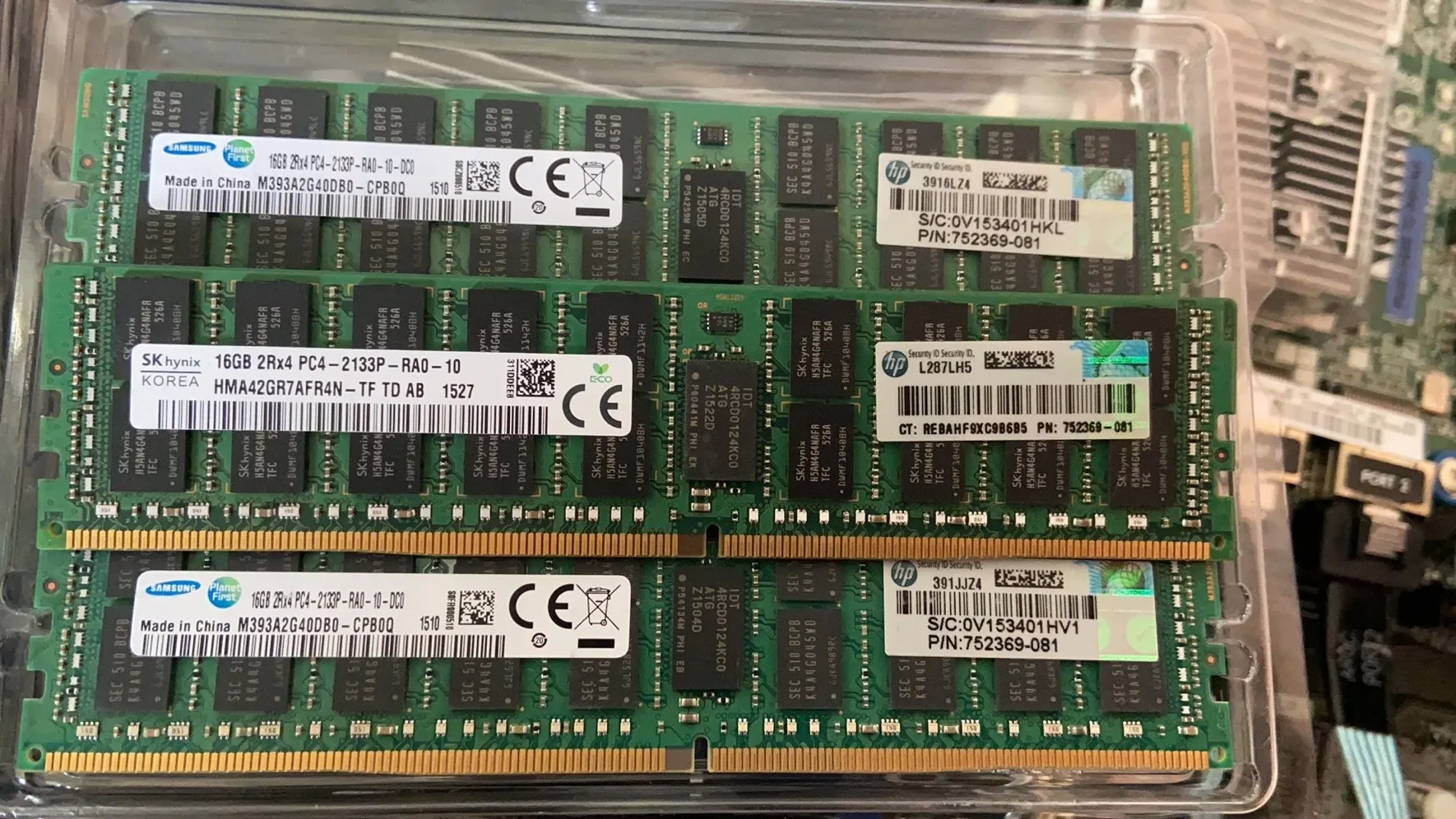Original Hpe DDR4 2400 2133 Server Memory Ram Smart Kit for HPE