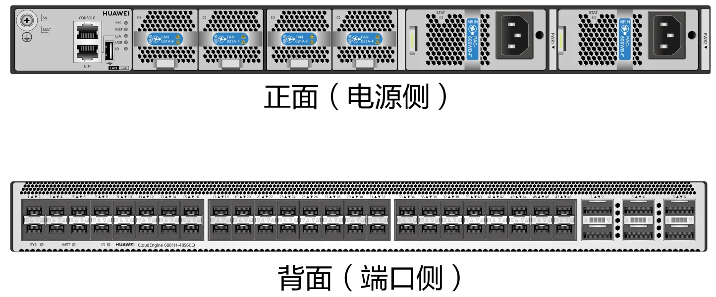 NEW CE6881H-48S6CQ 48*10GE RJ45 Gigabit Optical Port Network Switch