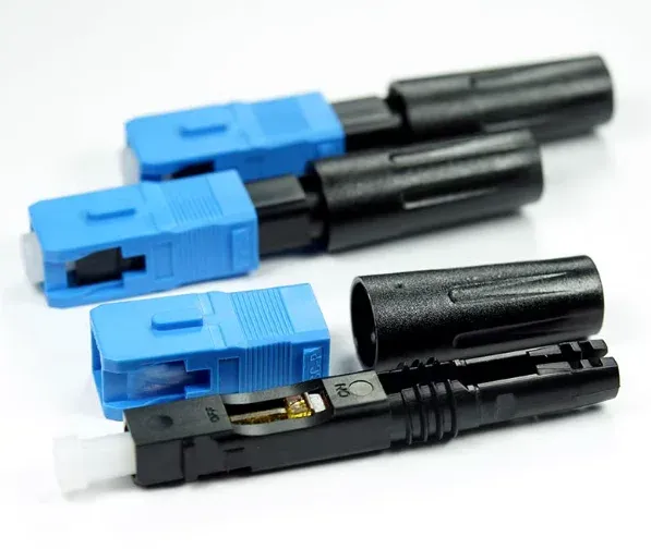 FTTH SC UPC Fast Connector Pre-embedded Fiber Optic Quick Connector for Telecommunication 