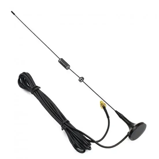UV Dual Segment 144/430MHz Mini-cupula Intercom High Gain Antenna Automotive Antenna with 