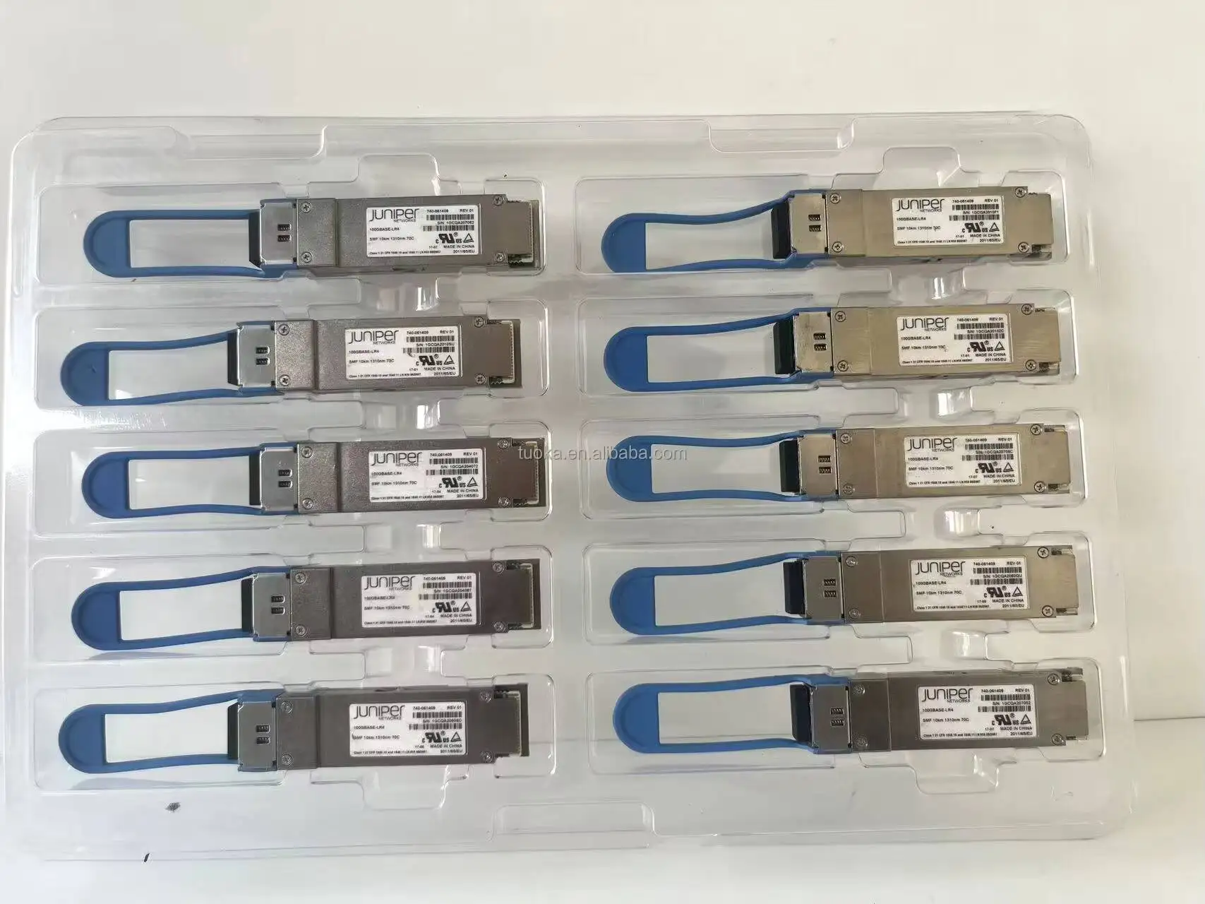 Juniper QSFP-100G-LR4-S QSFP28 100GBASE LR4 Transceiver LC Connector 10km SMF Fiber Ethernet Module 1 Year Warranty 1