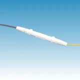 FTTH Inline Fiber Splice Protection Box ABS Snap-on 1-Core Joint Protector for Drop Cable/