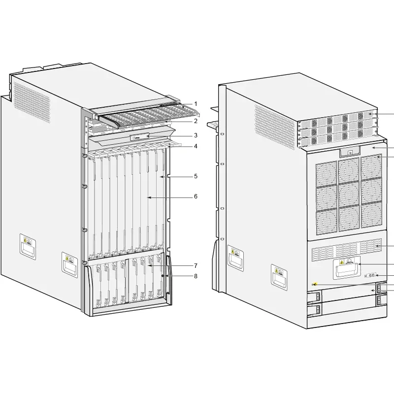 Ne9000-8 02351PMK Integrated Chassis Enterprise Service Router