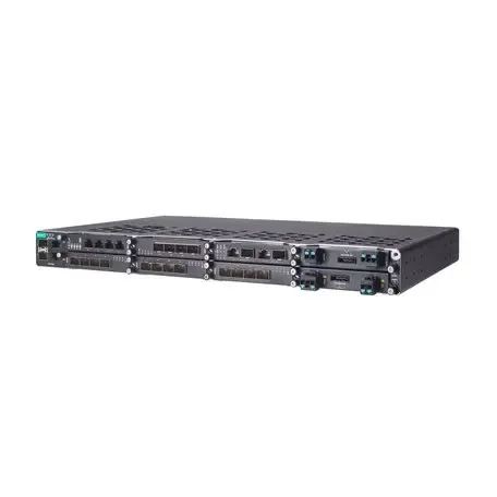 28-Port Rackmount Layer 2 Full Gigabit Modular Managed Industrial Ethernet Switch Moxa PT-