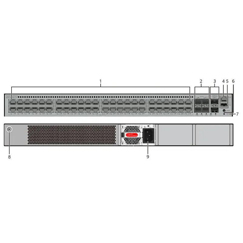 CloudEngine S6700 Series Network Switch 48*10GE SFP+ Ports, 6*40GE QSFP28 Ports-boxintelecom