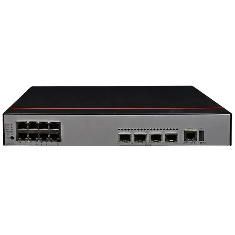 S5735S-L8T4S-A1 98011285 S5700 S5735S-L1 Series 8*10/100/1000BASE-T 4*GE SFP Ports, AC Power Switch for h w-boxintelecom