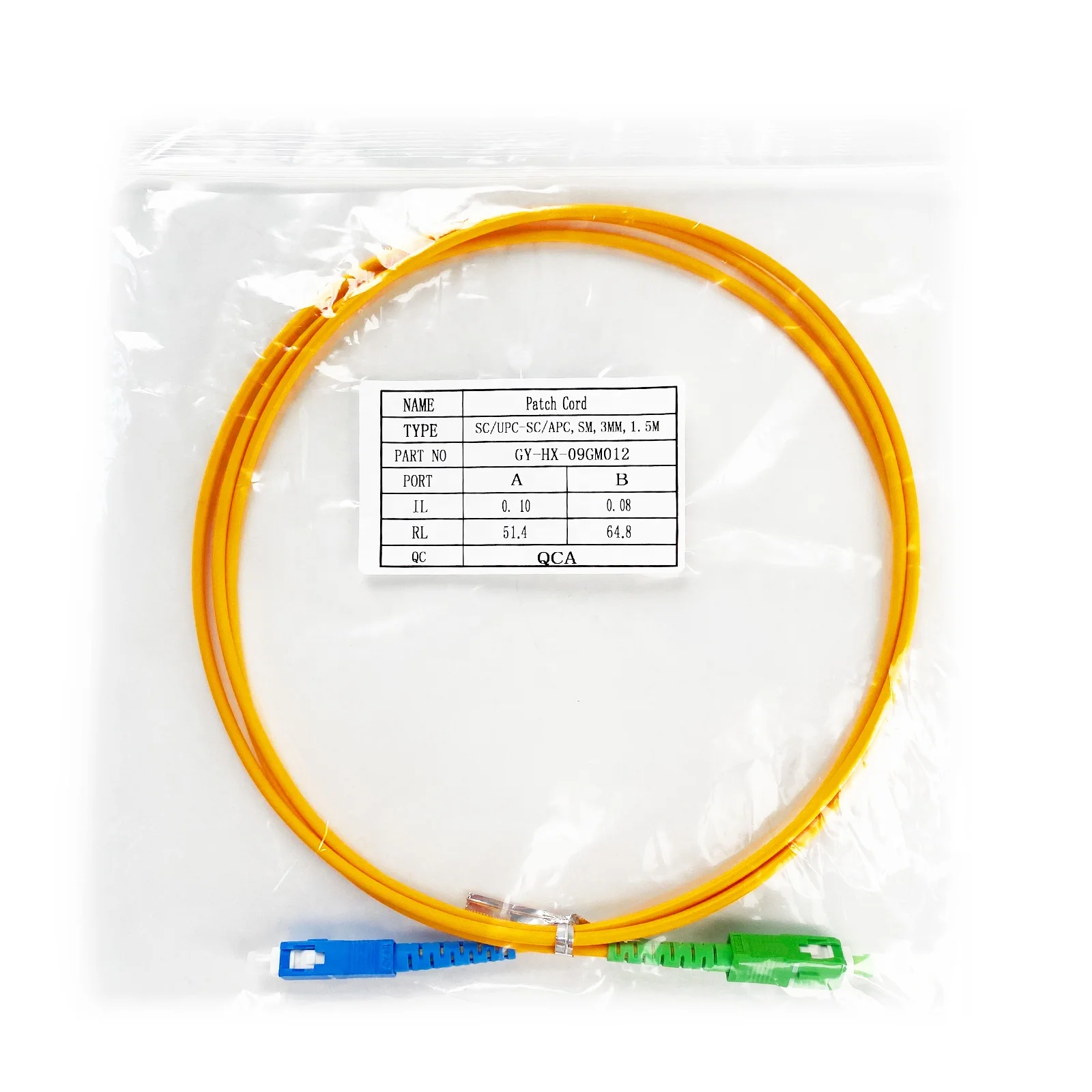 FTTH Fiber Optic Patch Cord With SC LC FC ST Connector Fibre Optic Patchcord Cable Patch Cord-boxintelecom