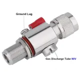 Factory Price 0-6G N Female Bulkhead to N Male Surge Type Quarter Wave Lightning Arrester 