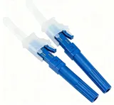 LC APC/UPC Screw Fiber Optic Fast Connector, Pre-Embedded Quick Assembly Connector for 0.9