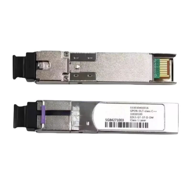 GPON-OLT-Class C++ Single Mode SFP Modules 033030400016 33030100 EOLS-GT-37-D-DM Class 1 Laser for GTGO GTGH OLT 4G Network-boxintelecom