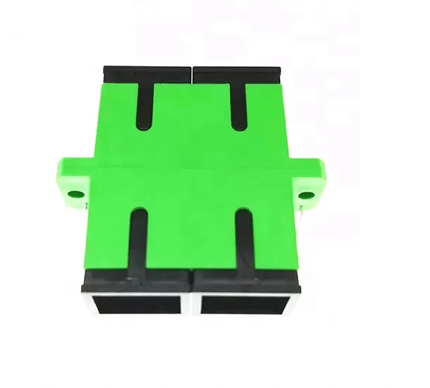 QD APT FTTH Optic Fiber Duplex Adapter with SC APC  Fiber Optic Adapter Coupler flange ada