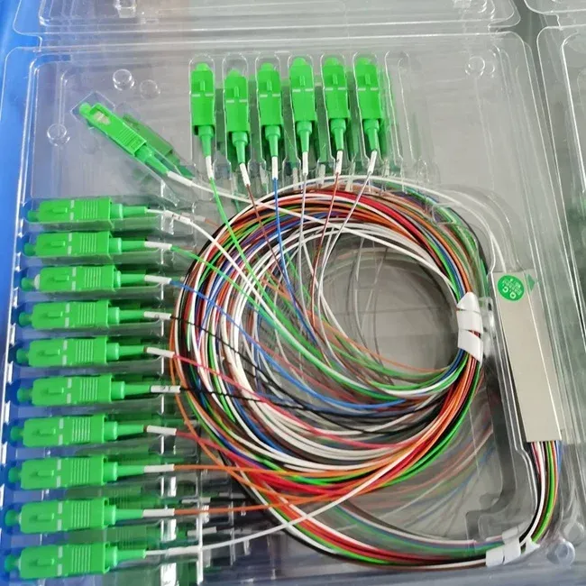 Gpon Epon Plc Fiber Optic Splitter 1*16 Plc Splitter Mini Plc Splitter Fiber Optic Plc Splitter sc Upc-boxintelecom