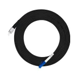 Outdoor Simplex 9/125 SM Fiber Optic Cable Jumper 100ft 30m LC-LC Optical Patch Cord Singl
