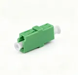 LC Simplex Fiber Optic Adapter with Ceramic Sleeve - Telecom Grade Connector Compatible wi