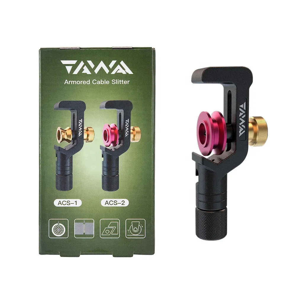 Qd APT adss cable asu   FTTH Miller Type Double Head Electric Fiber Optic Cable Stripper Tool Armored Slitter-boxintelecom