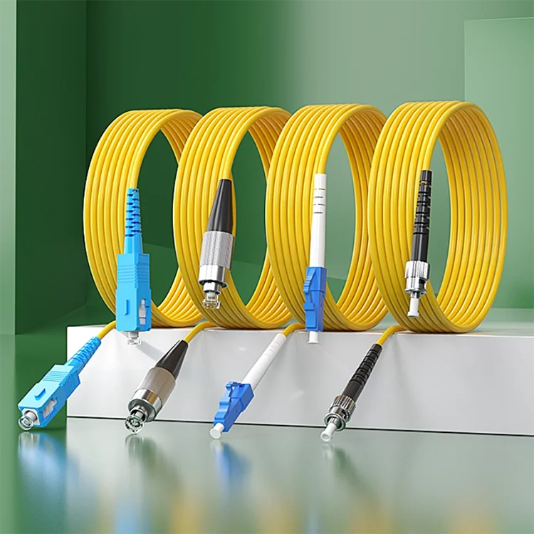 Low Loss Fiber Patch Cord Duplex Simplex 1m 3m 5m OS2 OM3 OM4 Optical Fiber Jumper OEM ODM